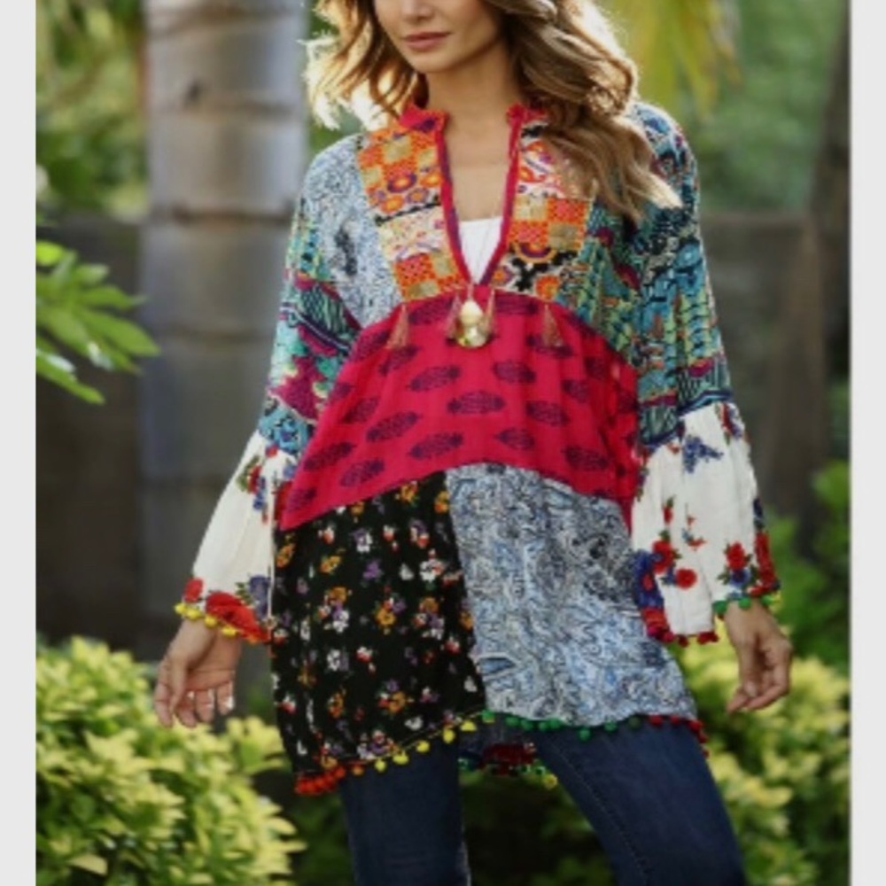 ANADAS Patchwork Dress - image 11